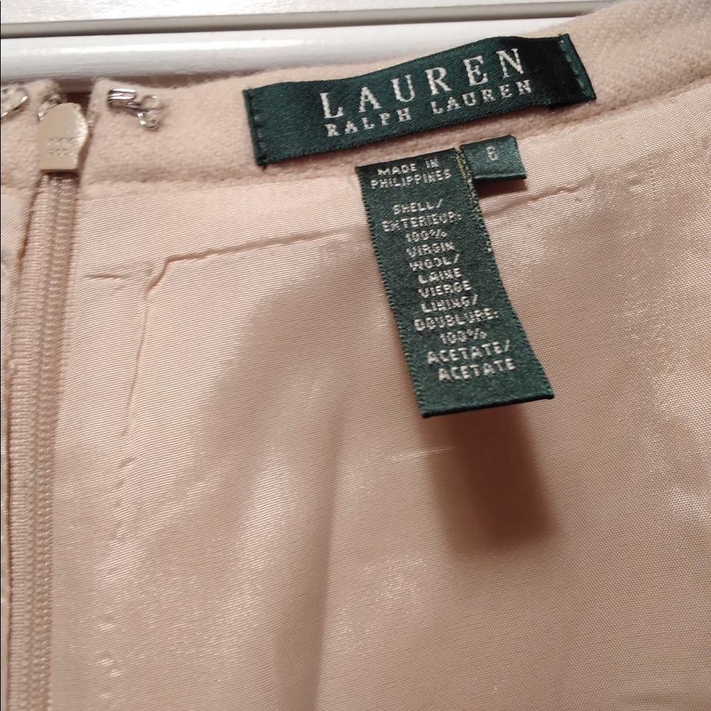 SOLD❣️❣️ Lauren Ralph Lauren Virgin Wool Midi Skirt - Picture 4 of 5